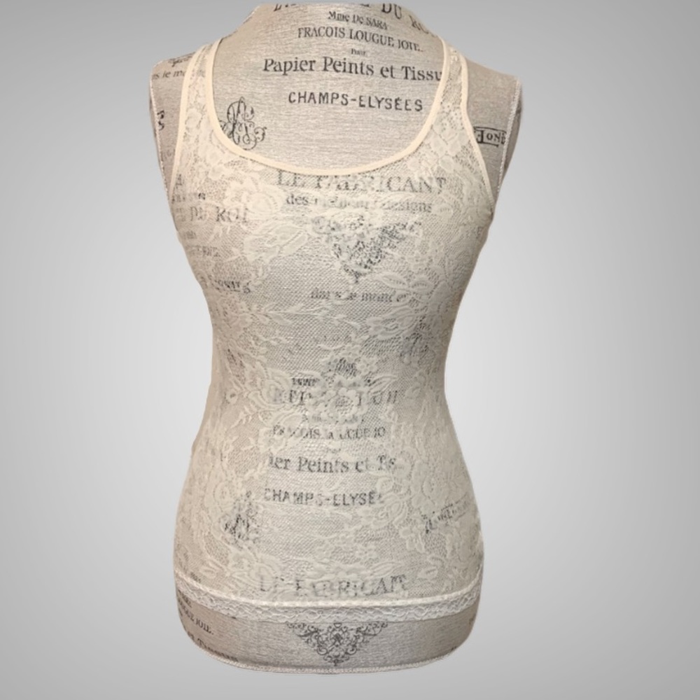 Lace tank top